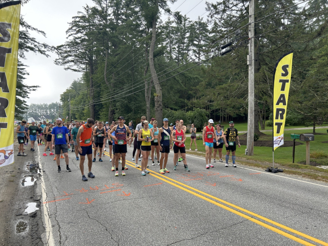 Runners at the start