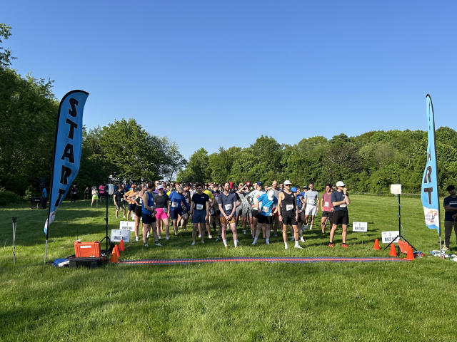 Runners at the start