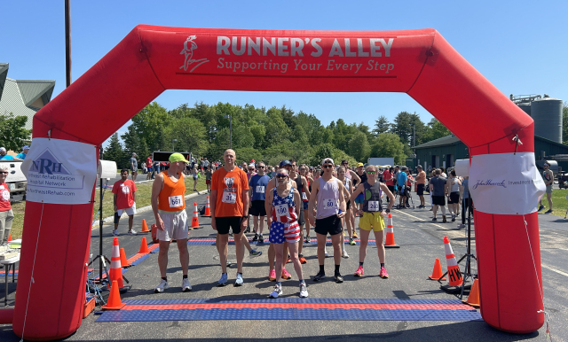 Runners at the start