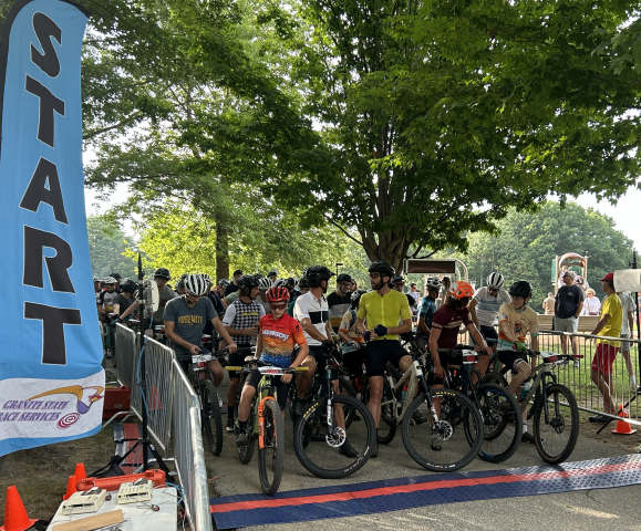 Riders at the start