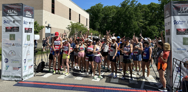 Runners at the start