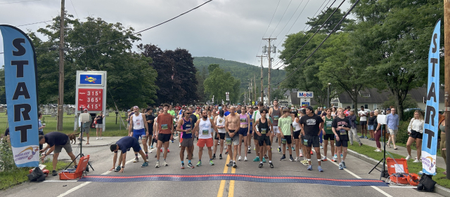 Runners at the start