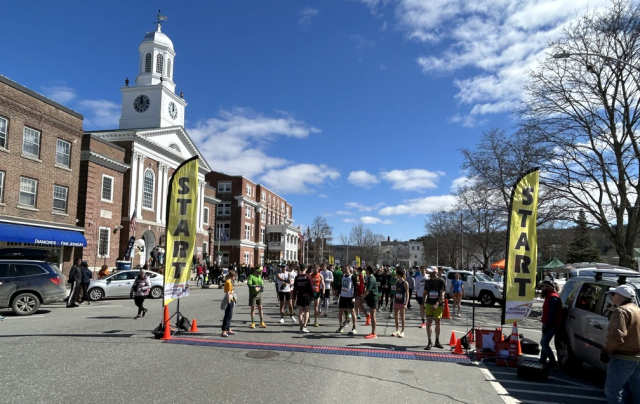 Runners at the start