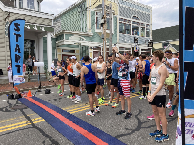 Runners at the start