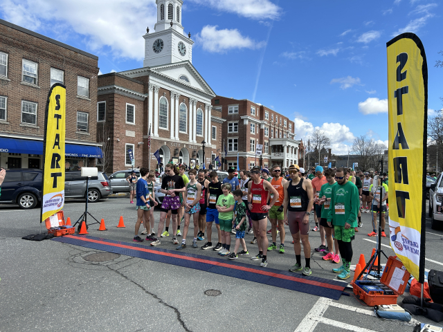 Runners at the start