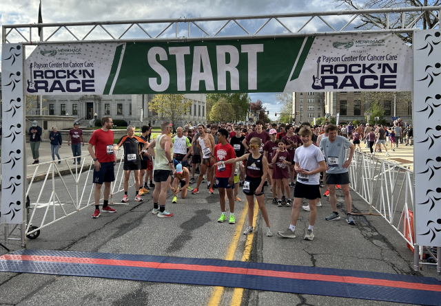 Runners at the start