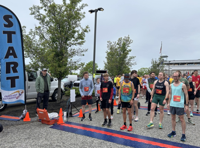 Runners at the start