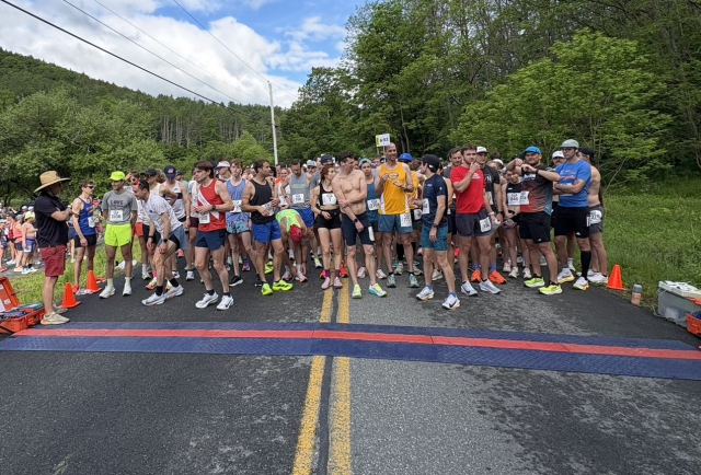 Runners at the start