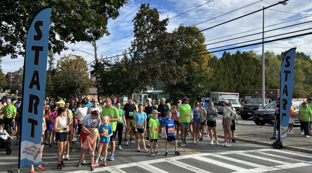 Runners at the start