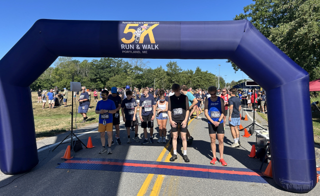 Runners at the start