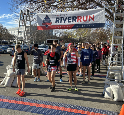 Runners at the start